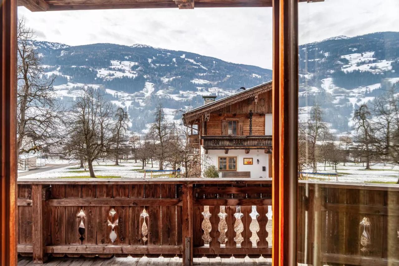 Ferienwohnung Platzhirsch Panorama View Balkon, Gartensauna, Garten, Grillplatz 斯达姆 外观 照片