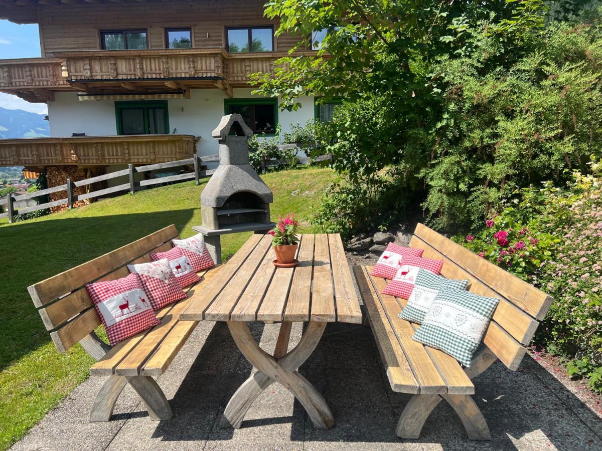 Ferienwohnung Platzhirsch Panorama View Balkon, Gartensauna, Garten, Grillplatz 斯达姆 外观 照片
